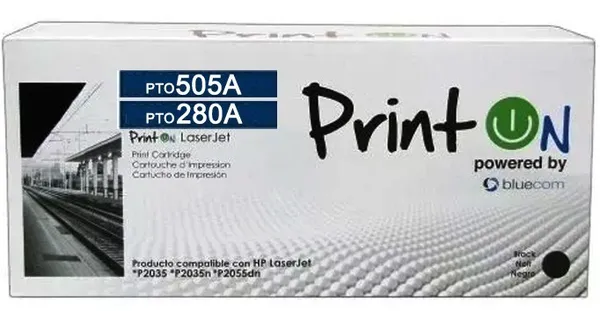 Tóner Printon Compatible con Hp Cf280A 505A P2035 P2050 P2055 M400 401 425 Canon 5D 400 M401Dn 425Dn Negro
